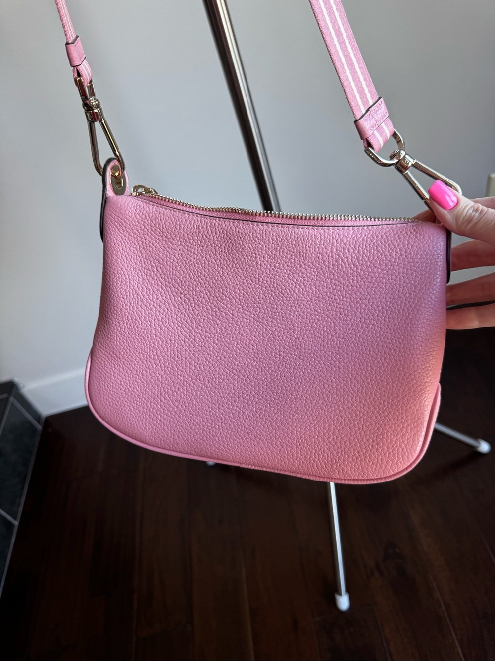 Kate Spade Rosie Pink Pebbled Leather Crossbody Bag - Like New Condition - Picture 5 of 6